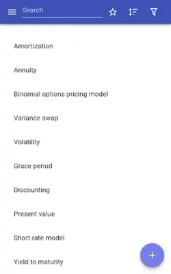 Financial mathematics android App screenshot 9