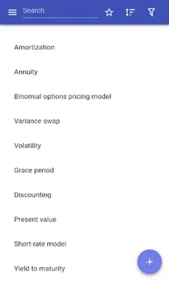 Financial mathematics android App screenshot 13